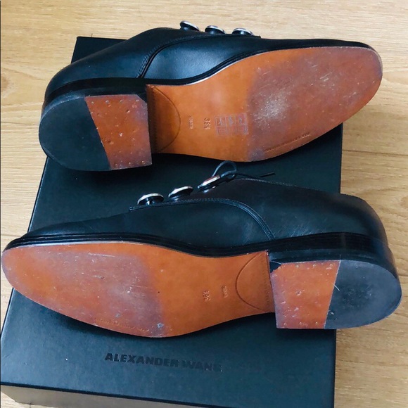 Alexander Wang Matilda Black Derby Shoes - Picture 11 of 12